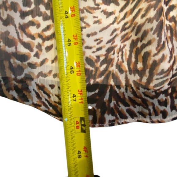 EXPRESS Woman’s Animal Print Maxi Dress Size Large - Picture 8 of 10